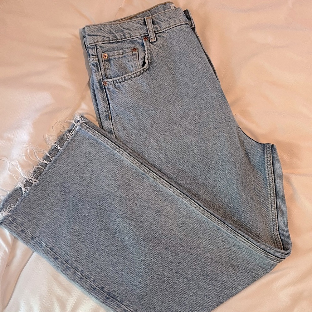 Zara 90’s Full Length Medium Denim Jeans